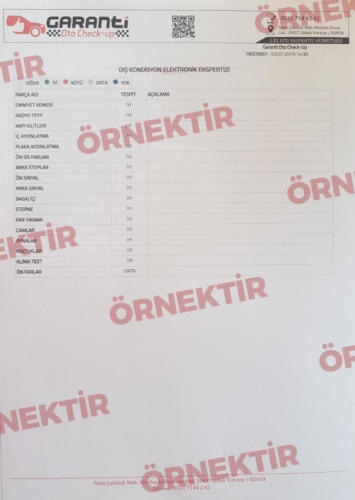 Örnek Rapor