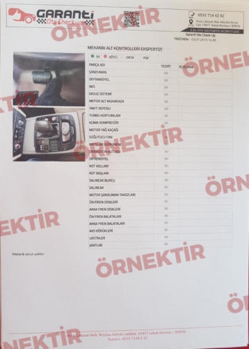 Örnek Rapor