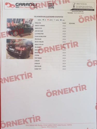 Örnek Rapor