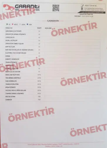 Örnek Rapor